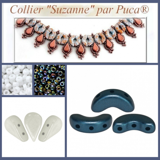 Kit Collier ‘’Suzanne'’ - White Petrol