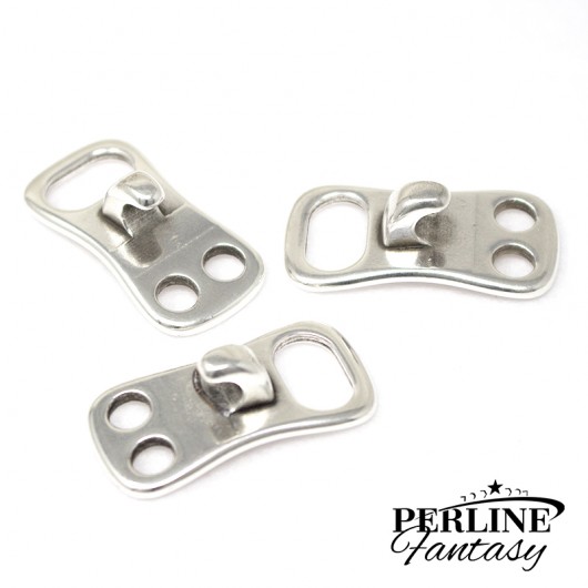 Chiusura Fibbia 17 x 34 Mm Argento Anticato Chiusura Fibbia 17 x 34 Mm Argento Anticato