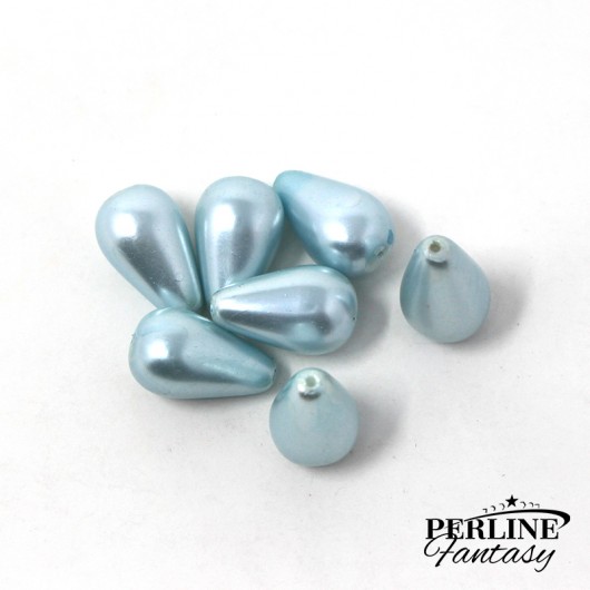 Gocce 18 x 11 Mm Turquoise Pearl