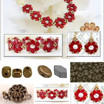 Kit Bracciale ''PIA'’ Dk.Gold Bronze  Kit Bracciale ''PIA'’ Dk.Gold Bronze