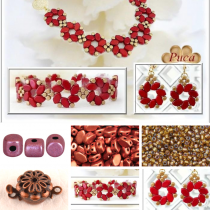 Kit Bracciale ‘PIA’’- Ameth. / Bronze Red Kit Bracciale ‘PIA’’- Ameth. / Bronze Red