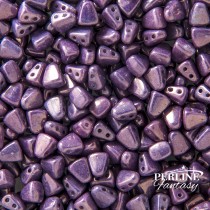 Nib-Bit Opaque Mix Amethyst/Gold Ceramic Look