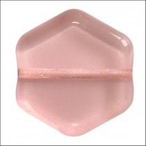 Perline Vintage Esagono Light Rose X 10