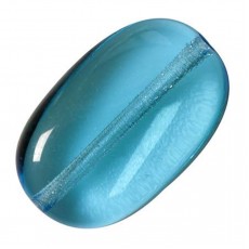 Perline Vintage Twist Oval Aquamarine X 20