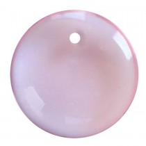 Perline Vintage Lentil / Ciondolo Light Rose X 20