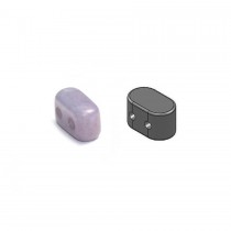 Ios® Par Puca® Opaque Mix Amethyst/Gold Ceramic Look