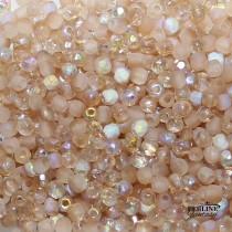 Mezzi Cristalli 3 Mm Etched Crystal Lemon Rainbow