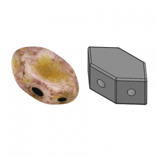 Paros® par Puca® Opaque Mix Rose / Gold Ceramic Look Paros® par Puca® Opaque Mix Rose / Gold Ceramic Look