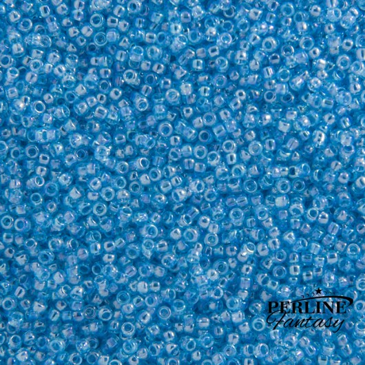 Rocailles Toho 15/0 Transparent - Rainbow Aquamarine (163)