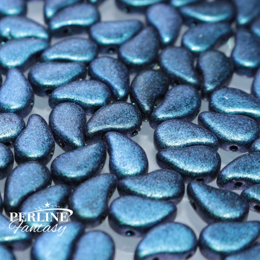 Paisley Duo Polychrome Dark Capri Blue