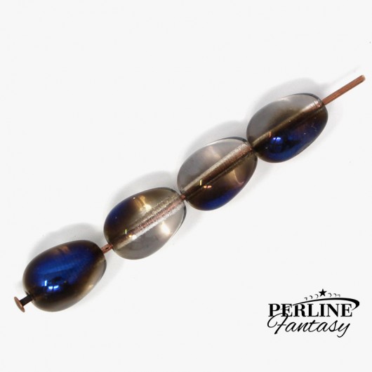 Gocce 11 x 8 Mm Crystal Azuro