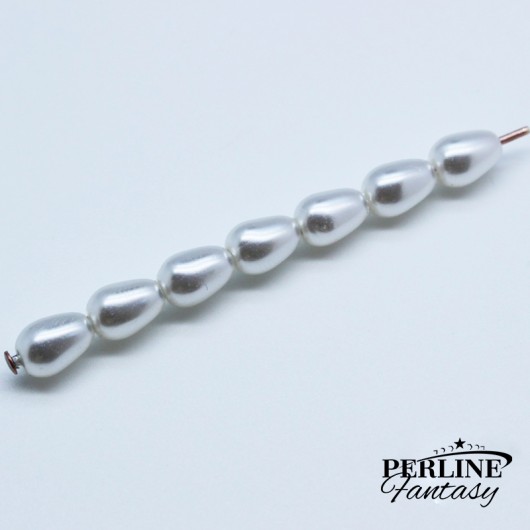 Goccine 7 x 5 Mm Bright White Goccine 7 x 5 Mm Bright White