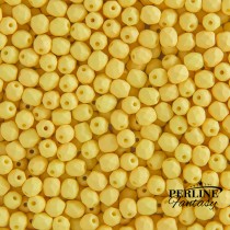 Mezzi Cristalli 4 Mm Opaque Yellow Silk Mat 