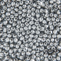 Mezzi Cristalli 4 Mm Silver