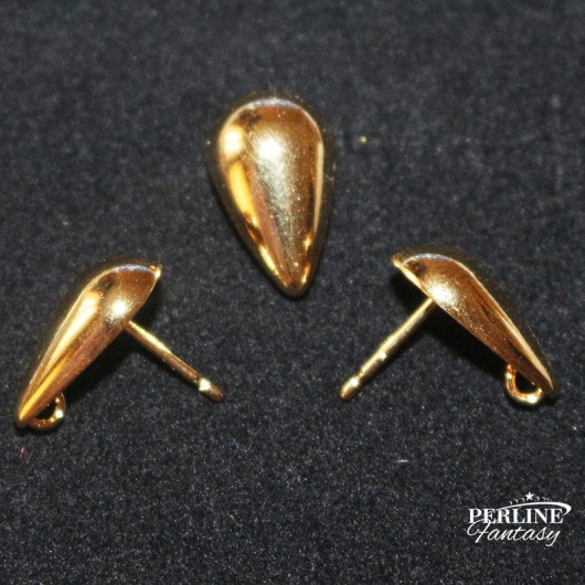 Perno Goccia Con Anellino A Scomparsa 14 Mm Dorato