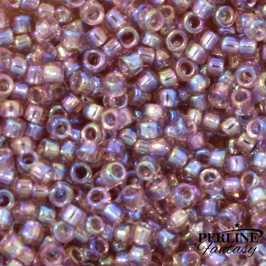 100 g 166 Transparent Light Amethyst Rainbow Toho perles de rocaille 15/0 1.5 mm en gros